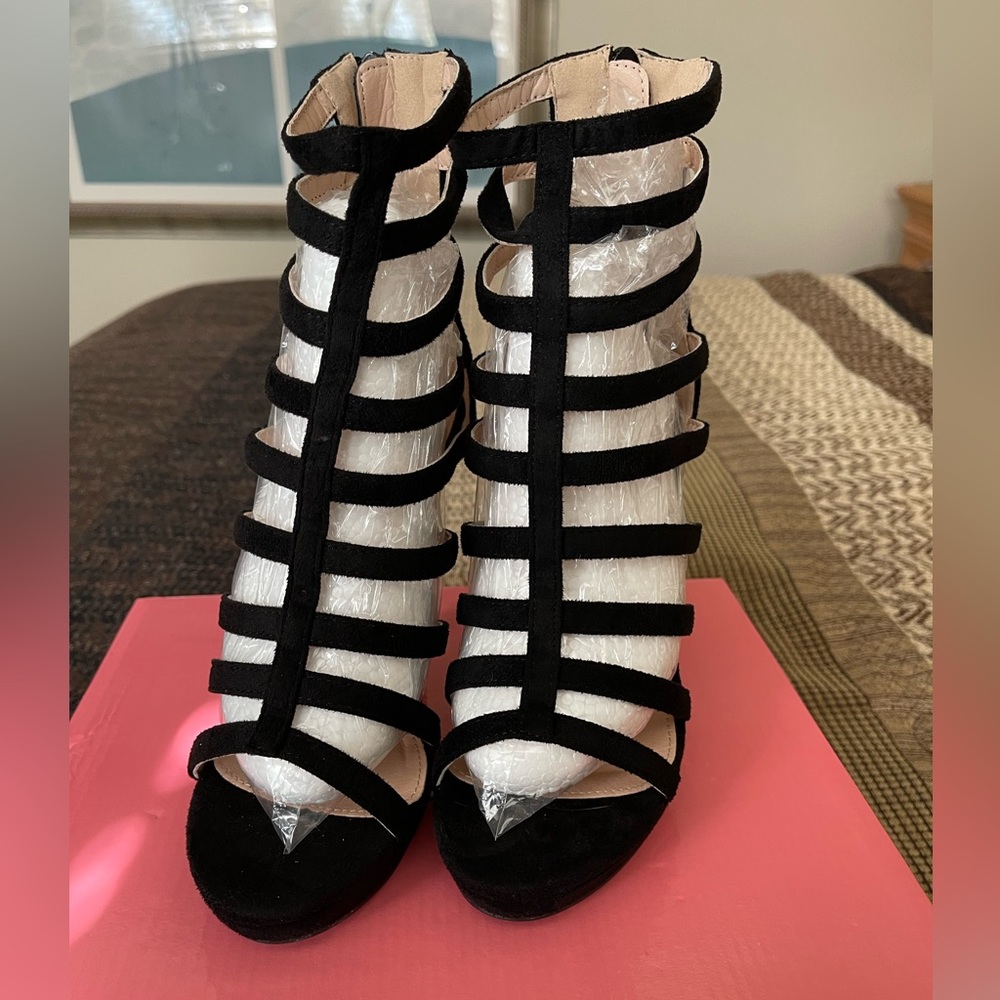 Back Gladiator Heels